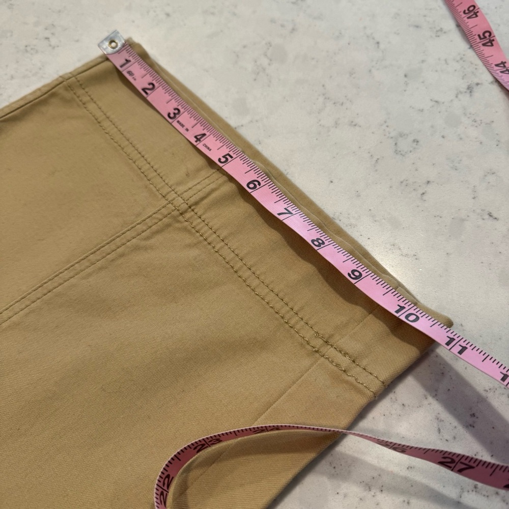 NWT Chico's Size 2R Fly Front Wide Leg Pant Fashion Wild Truffle Chino Khaki - Picture 16 of 16